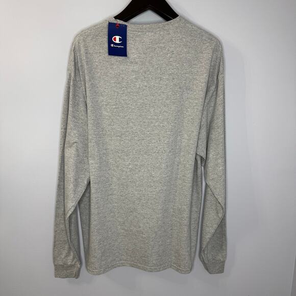 Harvard Crimson Champion High Motor Pullover Sweatshirt Heather Gray Sz XL New - Picture 5 of 8